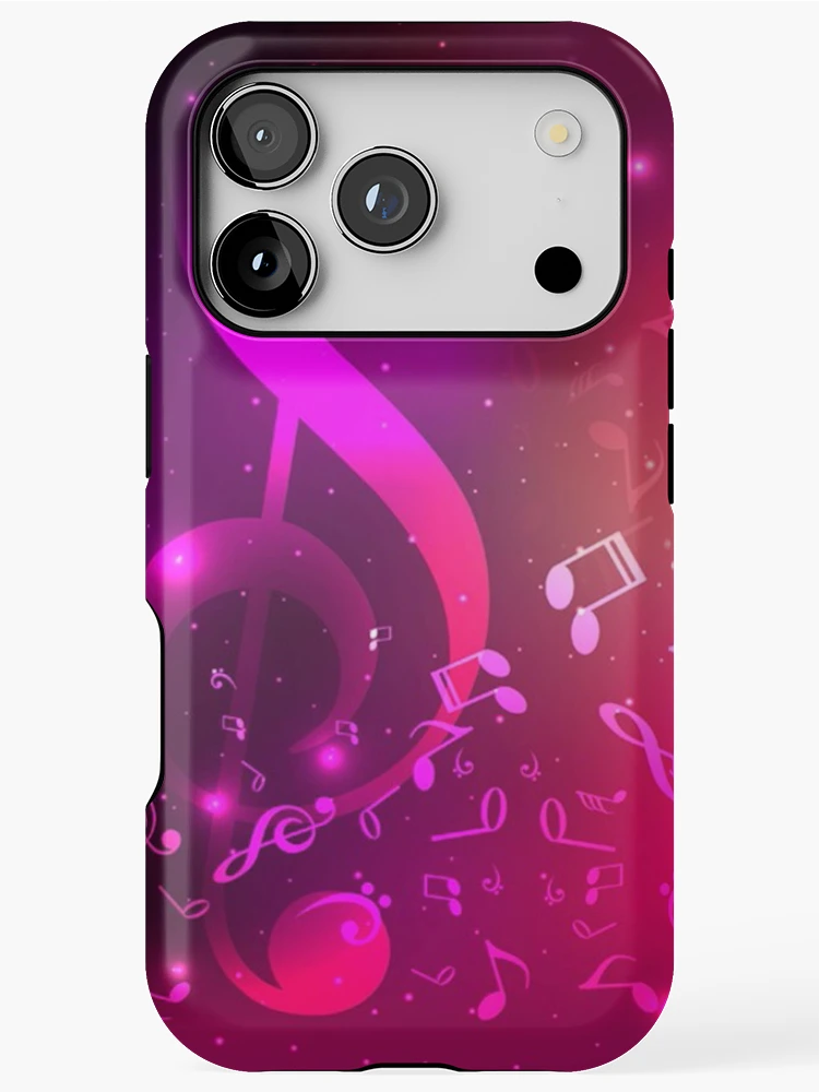 Thumbnail 1 of 4, iPhone Case, Musical Notes Cosmic Ride designed and sold by WisdomInspired.