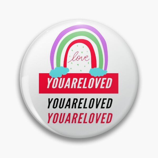 Item preview, You are loved purple rainbow designed and sold by lovesuperkarma.