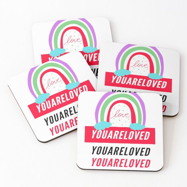 Item preview, You are loved purple rainbow designed and sold by lovesuperkarma.