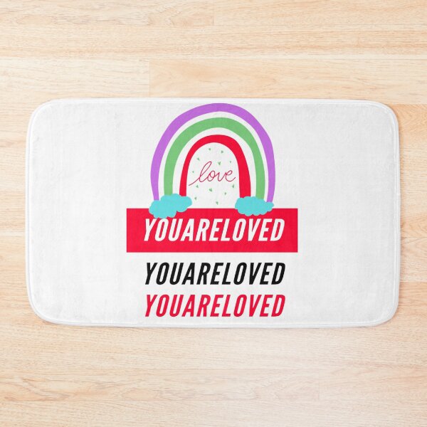 Item preview, You are loved purple rainbow designed and sold by lovesuperkarma.