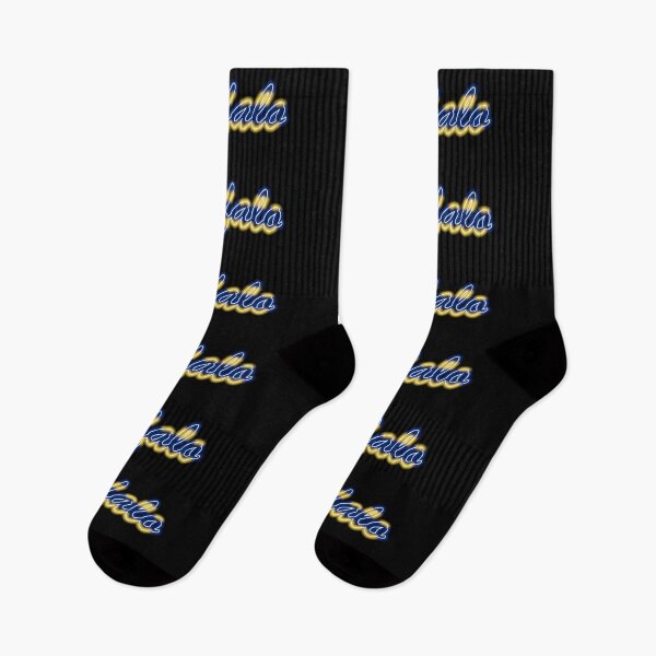 Item preview, Hockey Fan of Buffalo Retro Blue and Gold in Neon designed and sold by gkillerb.