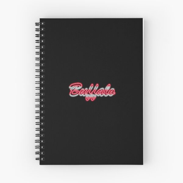 Item preview, Hockey Fan of Buffalo Retro Red and Silver in Neon designed and sold by gkillerb.