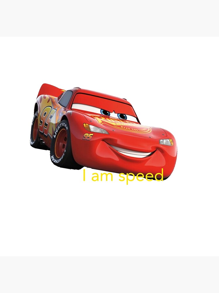 lightning mcqueen i am speed meme