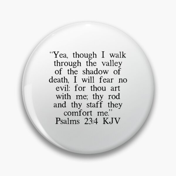 Item preview, Psalms 23:4 KJV designed and sold by IBMClothing.