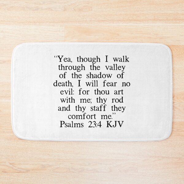 Item preview, Psalms 23:4 KJV designed and sold by IBMClothing.