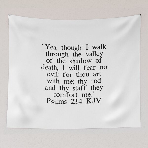 Item preview, Psalms 23:4 KJV designed and sold by IBMClothing.