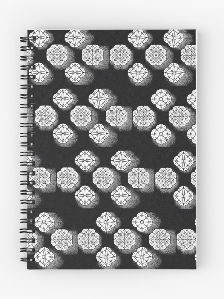 Thumbnail 1 of 3, Journal, B&W Pattern designed and sold by KazM.