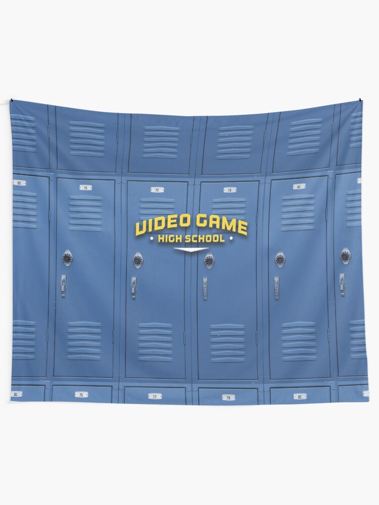 Vghs Video Game High School Locker Tapestry By Orsum Art Redbubble - vghs video game high school roblox