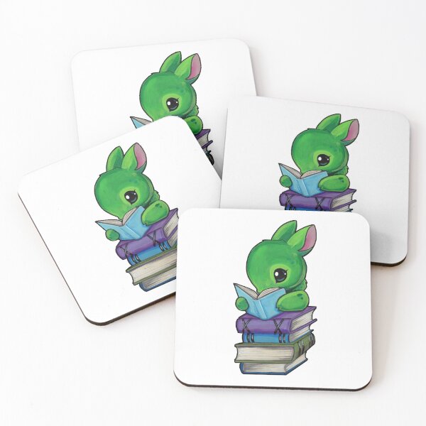 Item preview, Green bunny books designed and sold by ArtOfBianca.