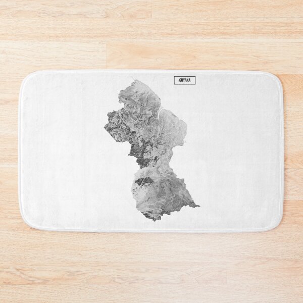 Item preview, Relief Map of Guyana designed and sold by ThinkAboutMaps.