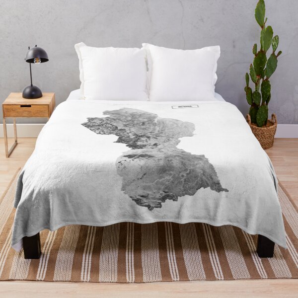 Item preview, Relief Map of Guyana designed and sold by ThinkAboutMaps.