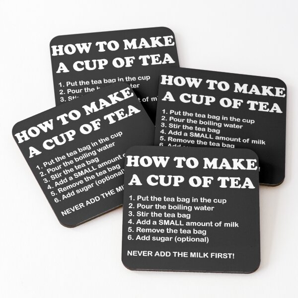 Aperçu de l'œuvre Comment faire une tasse de thé créée et vendue par artpirate.