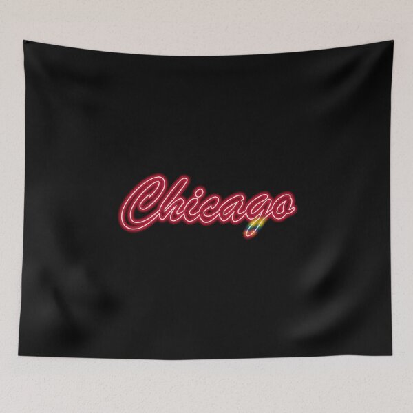 Item preview, Hockey Fan of Chicago Red with Feather Accent in Neon designed and sold by gkillerb.