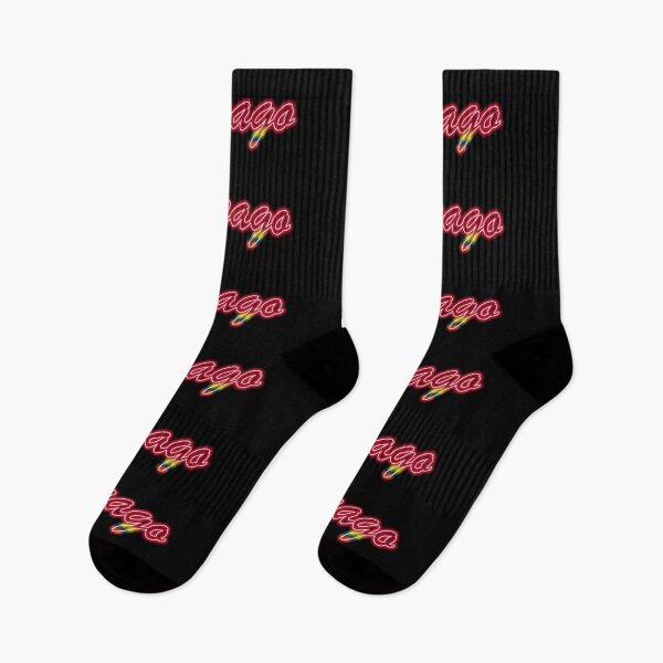 Item preview, Hockey Fan of Chicago Red with Feather Accent in Neon designed and sold by gkillerb.