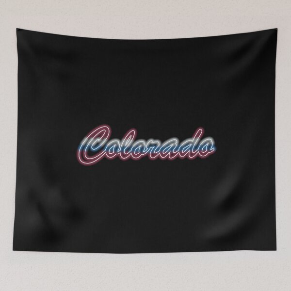 Item preview, Hockey Fan of Colorado Red Silver and Blue in Neon designed and sold by gkillerb.