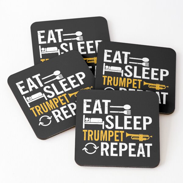 Item preview, Trumpet Player Gift Eat Sleep Trumpet Repeat designed and sold by EstelleStar.