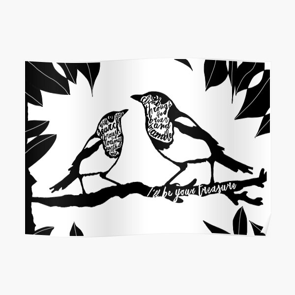 Detectorists Johnny Flynn Lyrics Magpie Art Print Poster