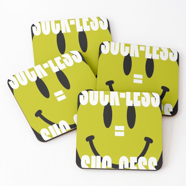Item preview, Funny Suck-LESS = SUC-CESS Smiley Face designed and sold by TheAverageBo.