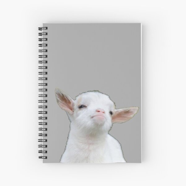 Cute baby goat Spiral Notebook