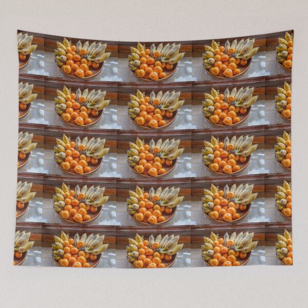 Item preview, Laos. Mekong River. Long Boat. Plate with bananas and mandarins. designed and sold by vadim19.