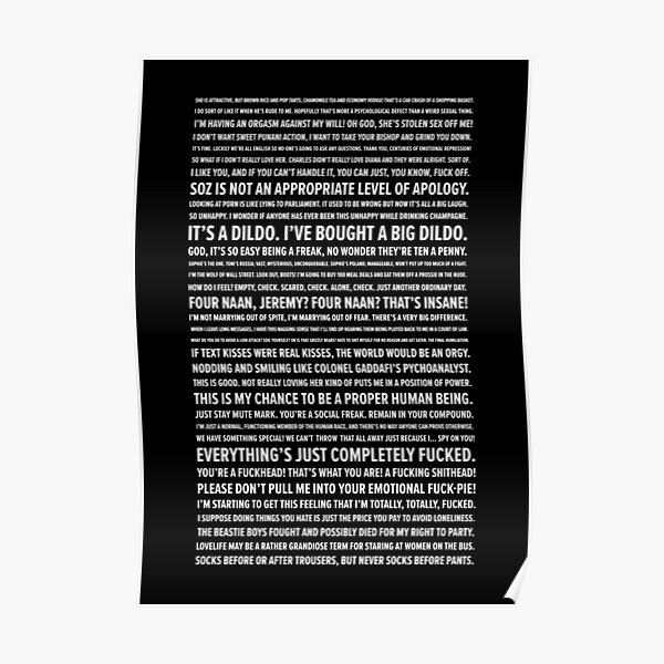 Mark Quotes (Peep Show) Poster