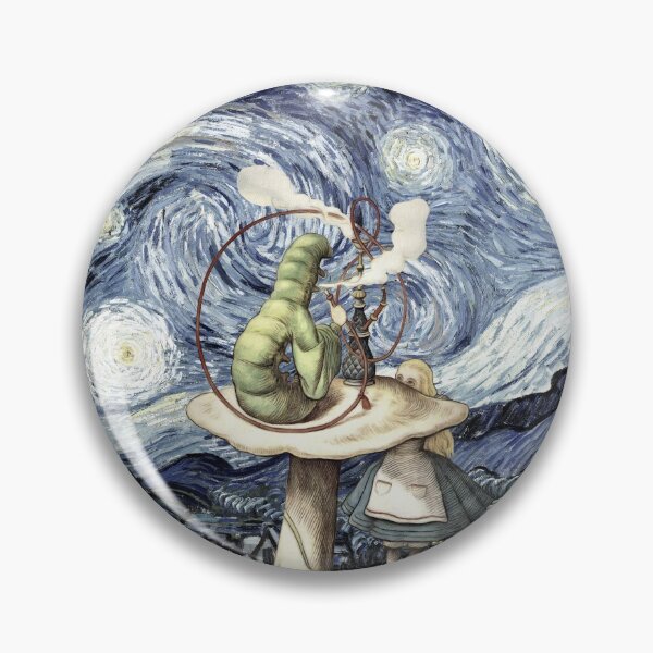 Item preview, Alice & The Caterpillar Starry Night - Alice In Wonderland designed and sold by maryedenoa.