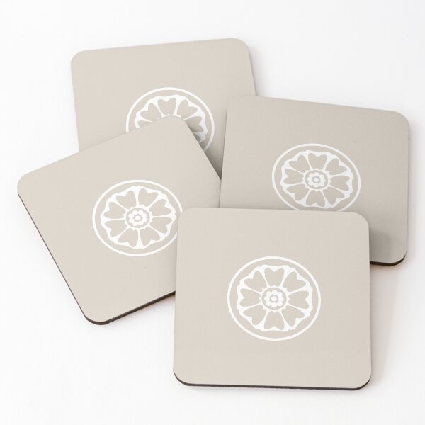 Order of the White Lotus Coasters (Set of 4)