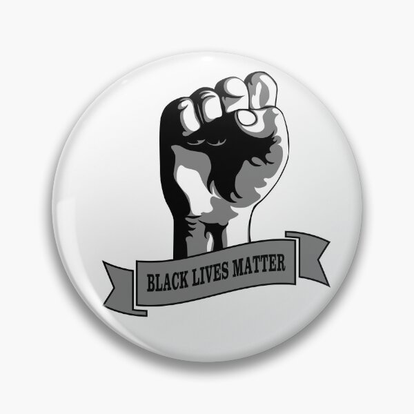 Item preview, Black lives matter fist illustration, banner for protest. Raised fist rally campaign against racial discrimination of dark skin color. Support for equal rights of black people. designed and sold by Marcin Adrian.