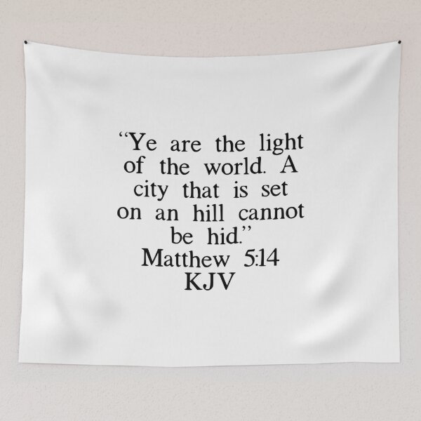 Item preview, Matthew 5:14 KJV designed and sold by IBMClothing.