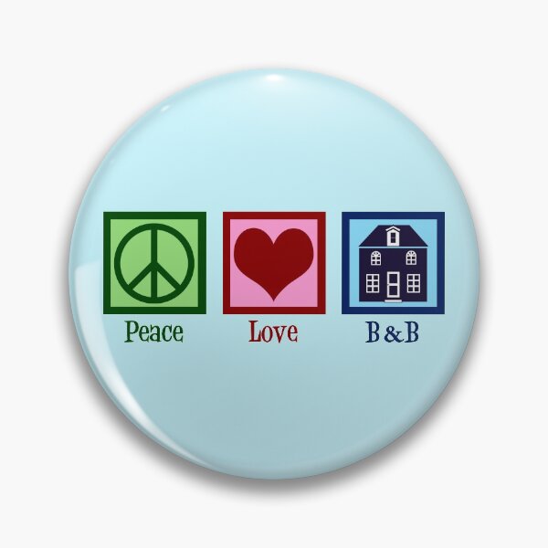 Item preview, Peace Love B & B Bed and Breakfast designed and sold by Epic Love Designs.