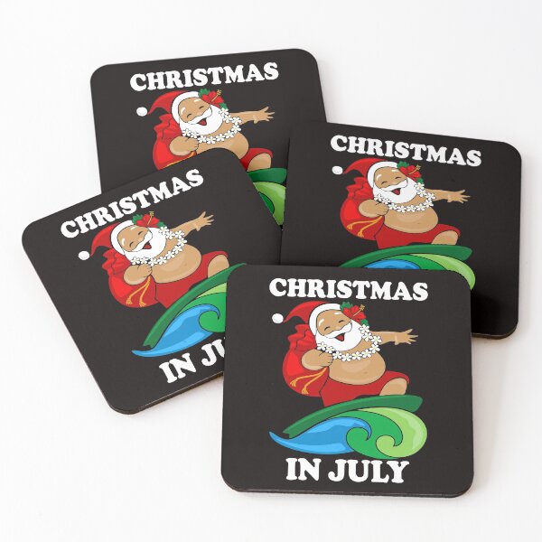 Item preview, Hawaiian Aloha Holiday Beach Party - Funny Santa Claus Surfing Christmas In July  designed and sold by pcreations.