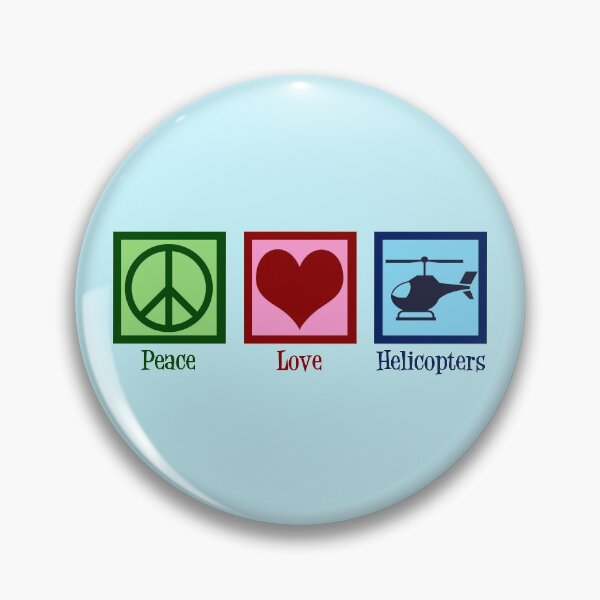 Item preview, Peace Love Helicopters designed and sold by Epic Love Designs.