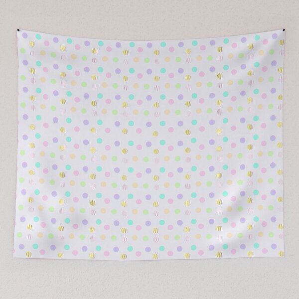 Item preview, Polka dots cute pastel colorful background pattern designed and sold by TheSimpleMan.