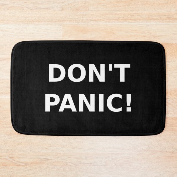 Item preview, Don't Panic designed and sold by TheNerdPerl6.