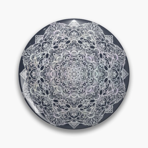 Item preview, rainbow fine line  mandala designed and sold by MandalaFlowerArt.