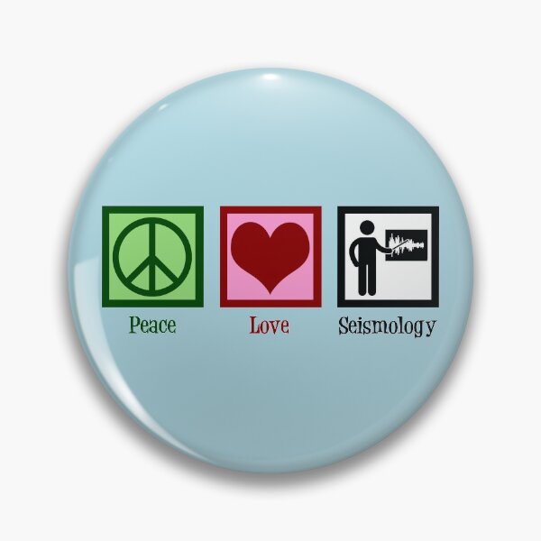 Item preview, Peace Love Seismology designed and sold by Epic Love Designs.