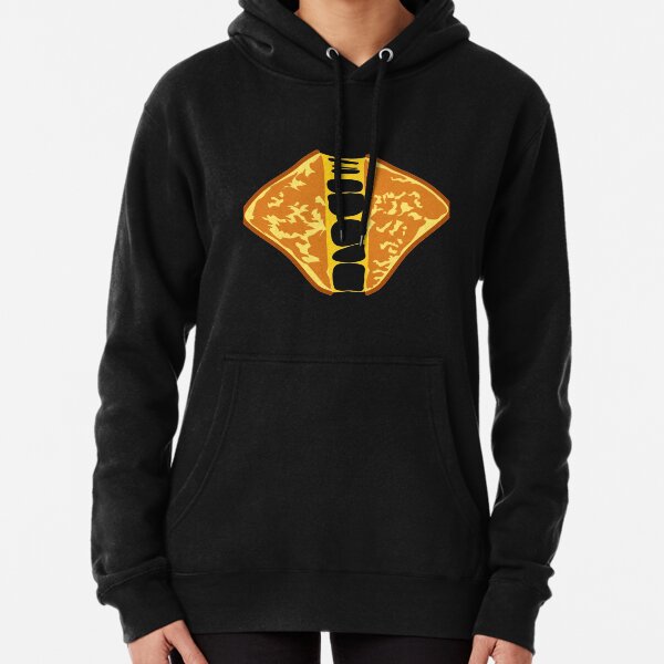 Grilled Cheese Illustration Pullover Hoodie
