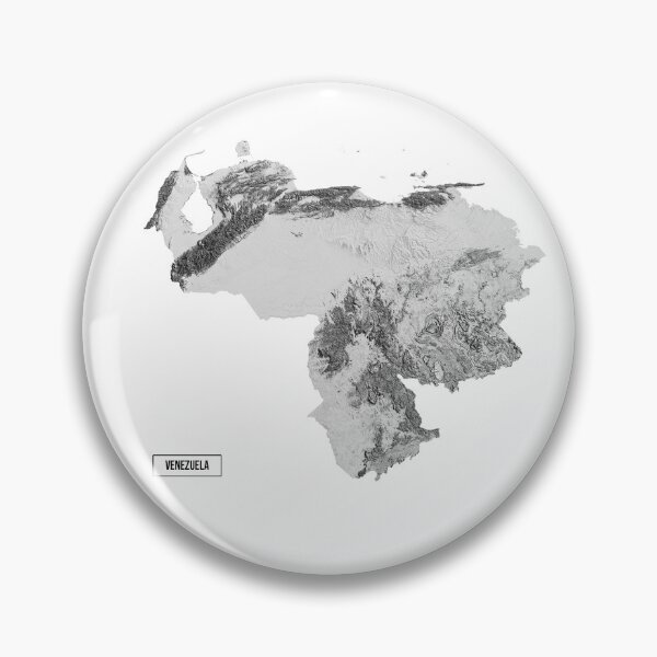 Item preview, Relief Map of Venezuela designed and sold by ThinkAboutMaps.