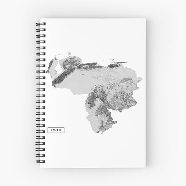 Item preview, Relief Map of Venezuela designed and sold by ThinkAboutMaps.