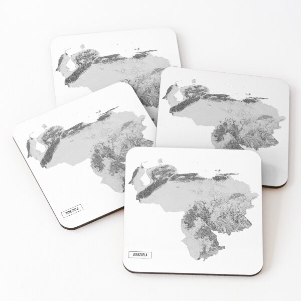 Item preview, Relief Map of Venezuela designed and sold by ThinkAboutMaps.