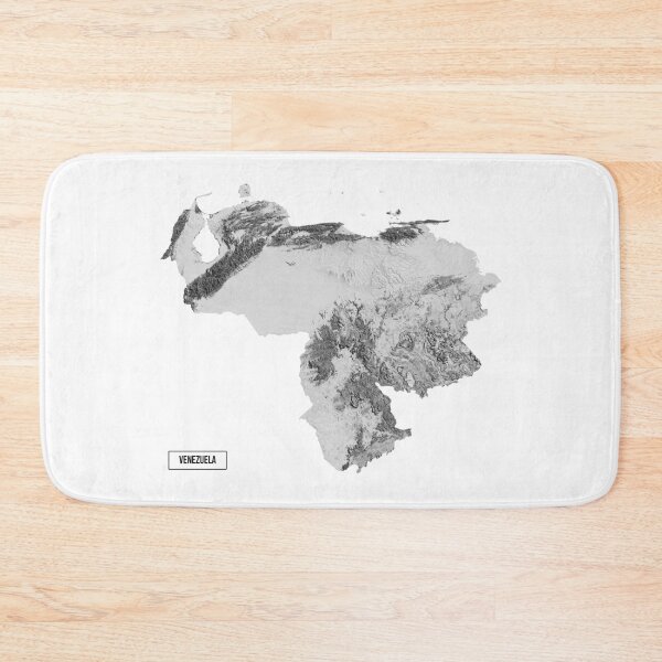 Item preview, Relief Map of Venezuela designed and sold by ThinkAboutMaps.