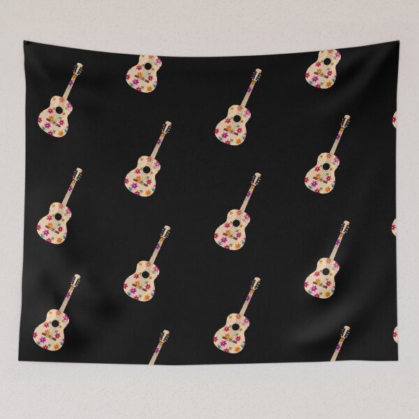 Item preview, Ukelele Tropical Flower Floral Hawaiian aloha Graphic designs Cute Gift Ideas designed and sold by Akmloza.