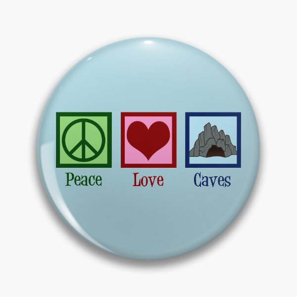 Item preview, Peace Love Caves designed and sold by Epic Love Designs.