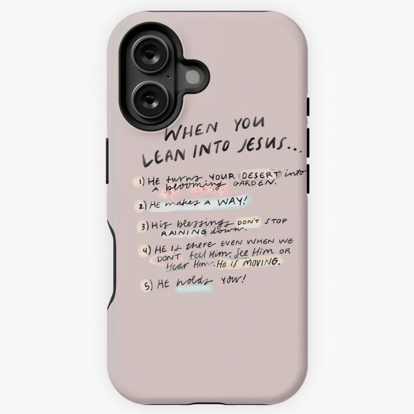 Item preview, When You Lean Into Jesus... | Christian Inspirational Faith | Illustration Calligraphy designed and sold by seaniemendoza.