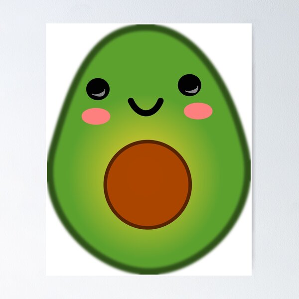 Artikelvorschau, Nette Avocado mit Smiley entworfen und verkauft von Robyn18.