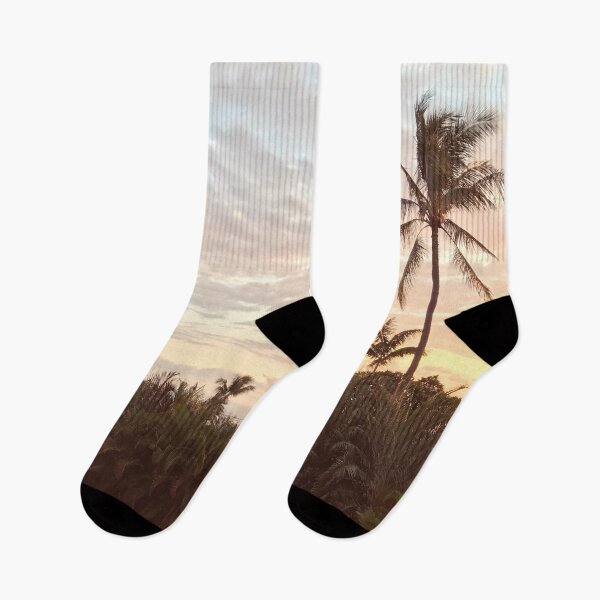 Item preview, Dreamy Tropical Sky in Kona with Scattered Fluffy Cloud Sunset designed and sold by chelseapearl.