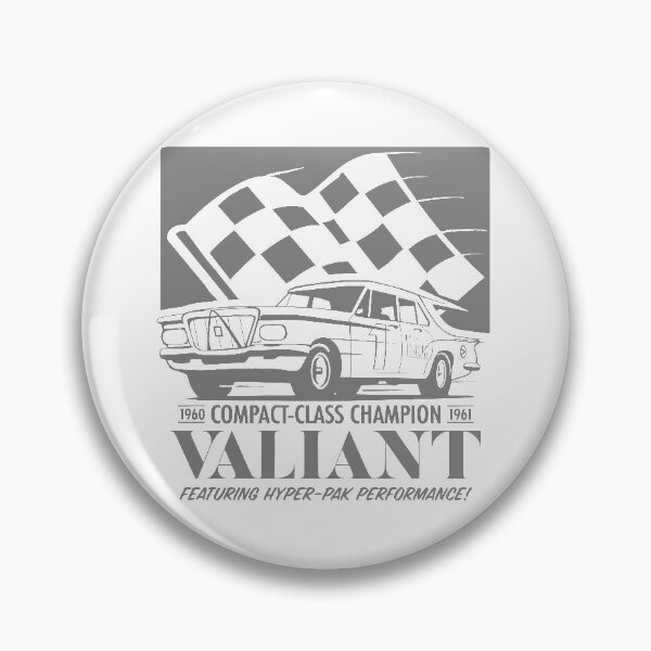 Item preview, Valiant - Compact-Class Champion (Gray on White) designed and sold by Justin Ellis.