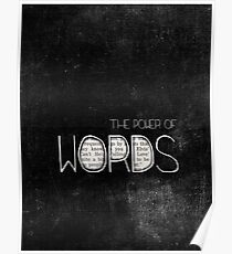 the power of words Poster