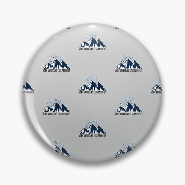 Item preview, More Mountains Less Assholes Camping Funny Sayings Mens And Women Gift Ideas Jokes Design Fun Camping  designed and sold by Akmloza.