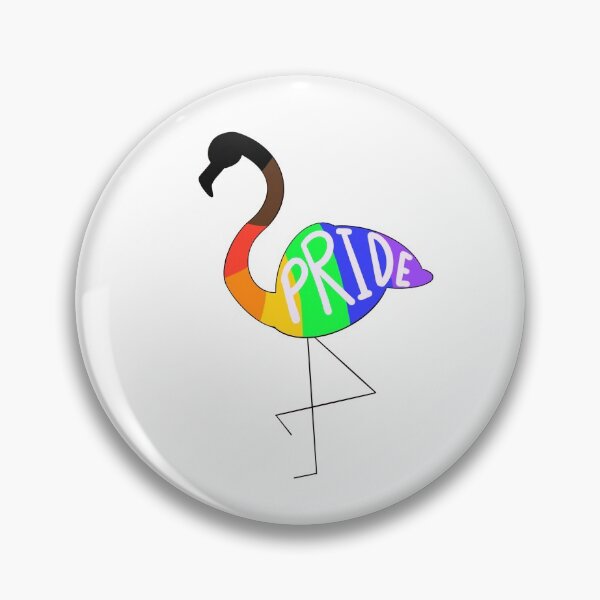 Artikelvorschau, Queer POC Pride Flamingo entworfen und verkauft von EunByeol.